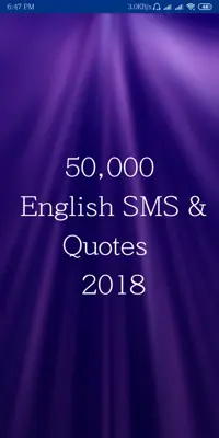 Romantic English SMS 2019 android App screenshot 3